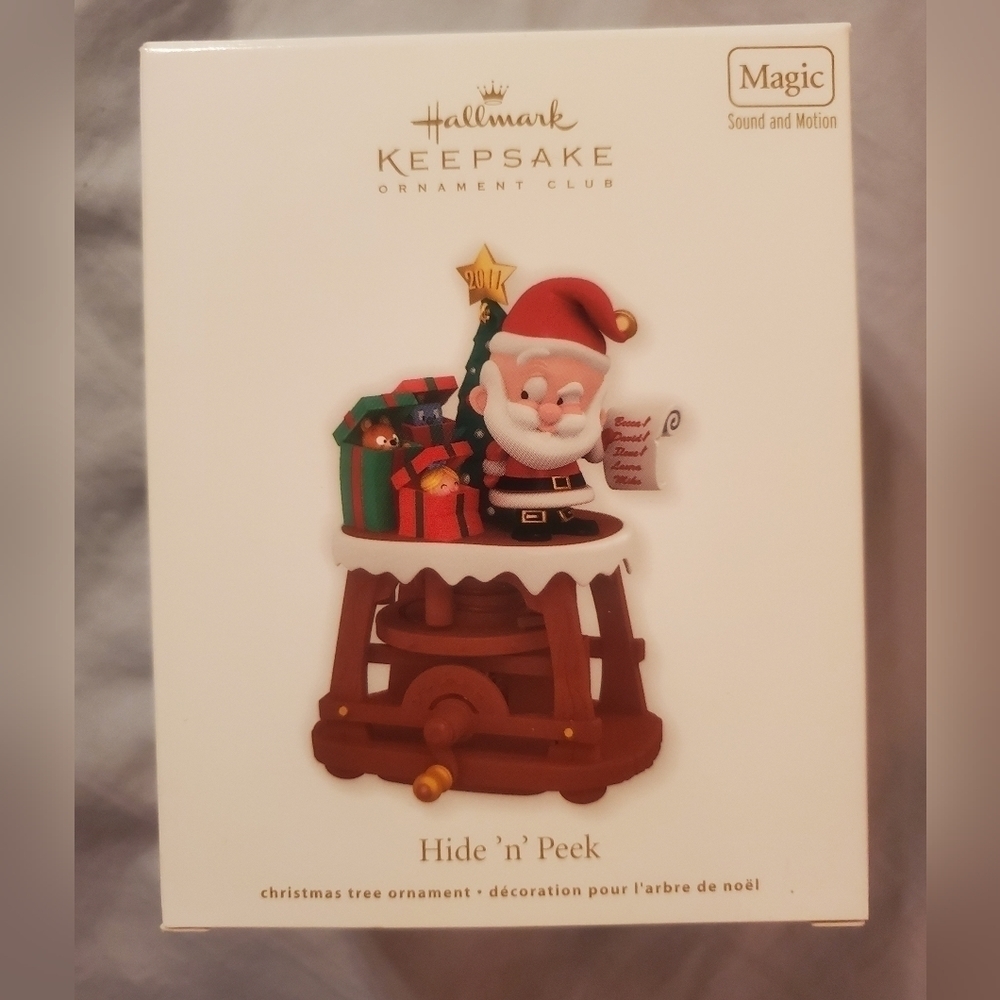 Hallmark Keepsake "Hide 'n Peek" Ornament. 2011